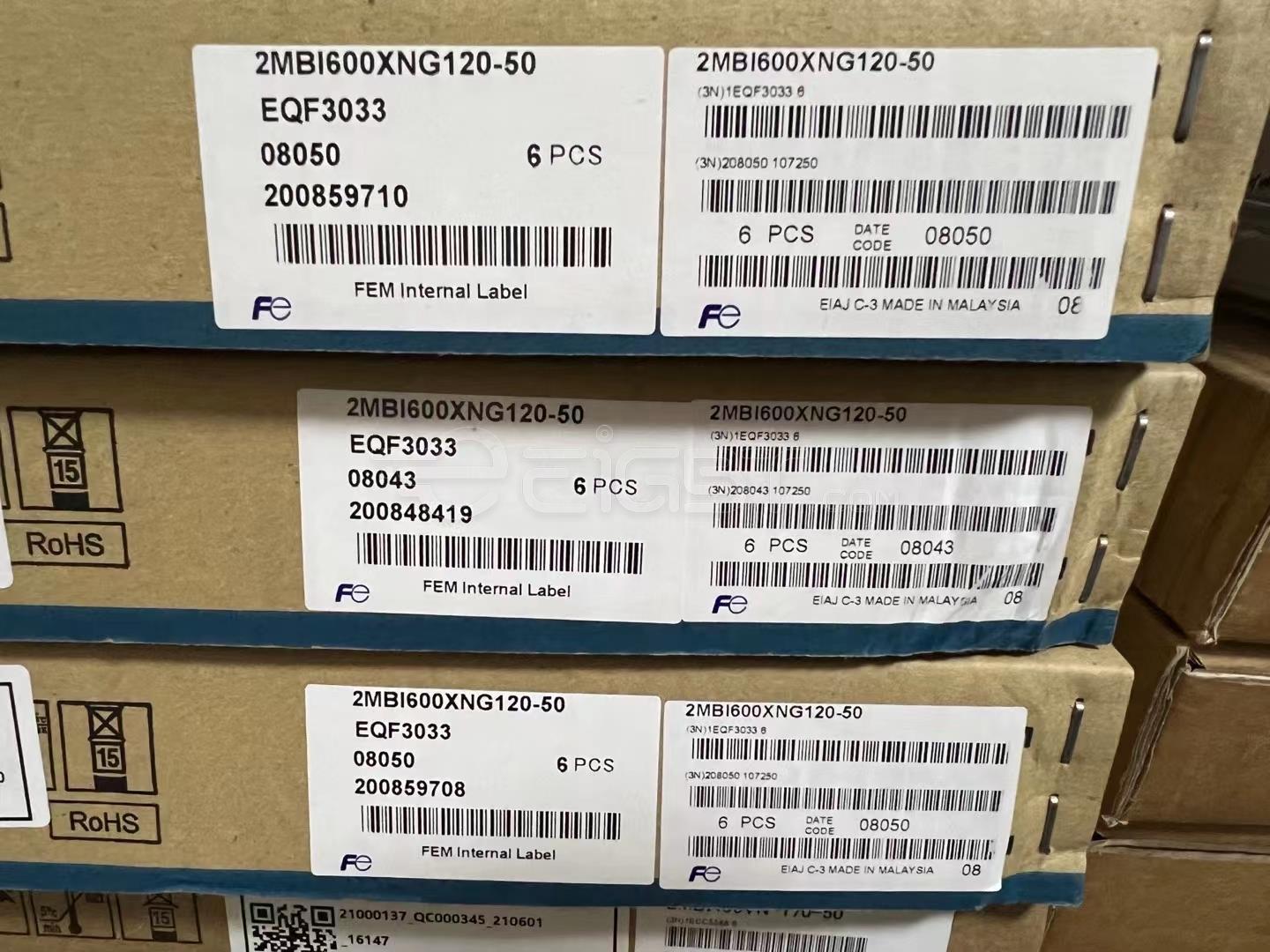 2MBI600XNG120-50 Fuji IGBT Power Modules